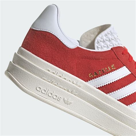 adidas bedauxe rood|adidas Gazelle Bold Shoes .